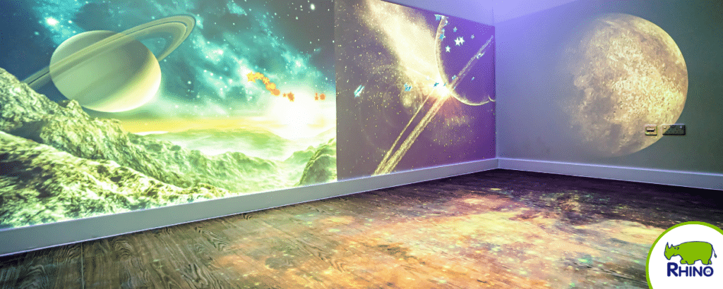 Immersive sensory rooms are great for calming, relaxing and learning.