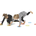 Developing balance skills with the Activity Ring Set.