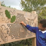 Woodland Finger Maze Community Areas Size 60 x 150cm