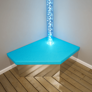 Bubble Tube Podium - Large Corner