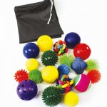 Multi Sensory Ball Pack Sensory Toys Size Largest Ball 7.5cm dia, Smallest Ball 5cm dia