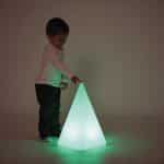 Sensory Mood Pyramid Projection & Light Effects Size 26 x 26 x 48cm