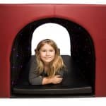 Fibre Optic Tunnel Soft Play Size 120 x 92 x 80cm