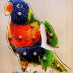 Peg Puzzles – Parrot Developmental Size 24 x 30cm
