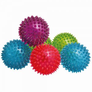 Flashing Spikey Air Ball Pack Sensory Toys Size 8cm