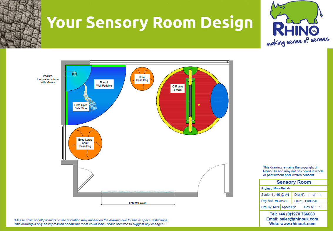More Rehab Sensory Integration Room Design