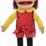Puppet Buddy – Light Skin Girl Autism Resources Size H60cm