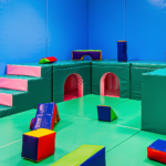 Platform with Tunnel in Soft Play Room