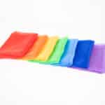 Rainbow Organza Fabric