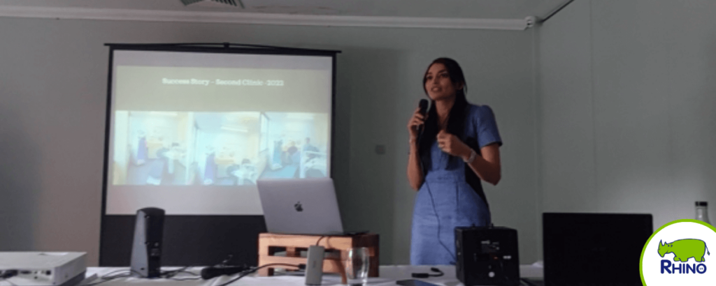 Rohini Delivers Her Presentation