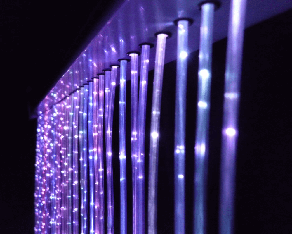 Rotating Wall UV Fibre Optic Curtain