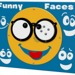 RotoGen Funny Faces Play Panel Community Areas Size 120 x 80cm