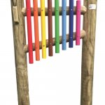 Outdoor Chimes (Post Mounted) Community Areas Size H150 x L100 x D15cm