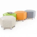Hexagonal Breakout Seat Seating & Positioning Size 45 x 72 x 62cm