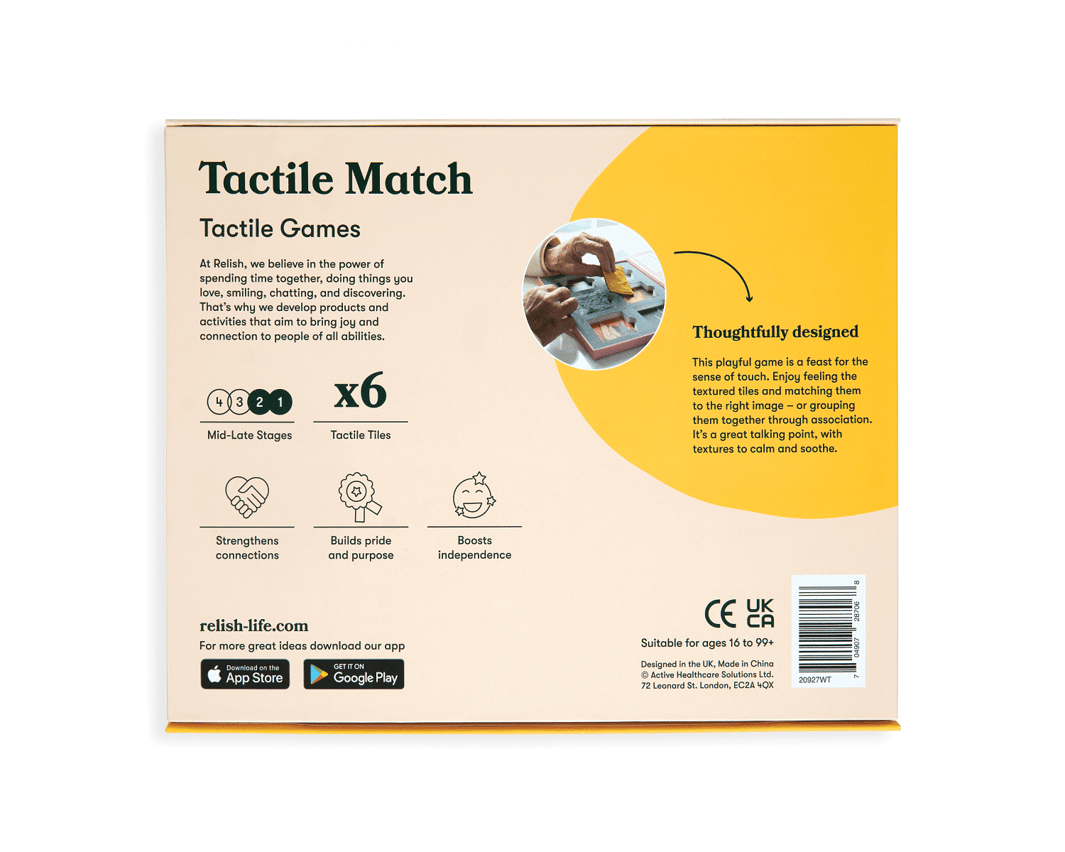 Tactile Matching Game