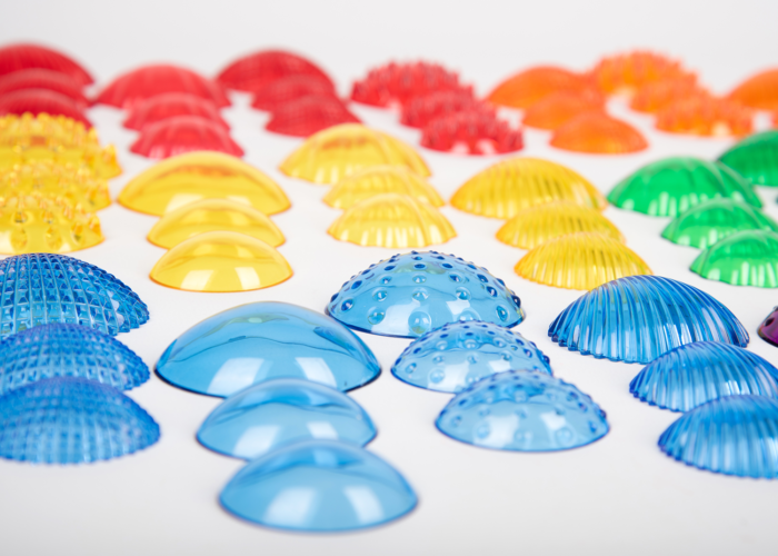 Transparent Tactile Shells