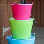 Tubtrugs stacked outside