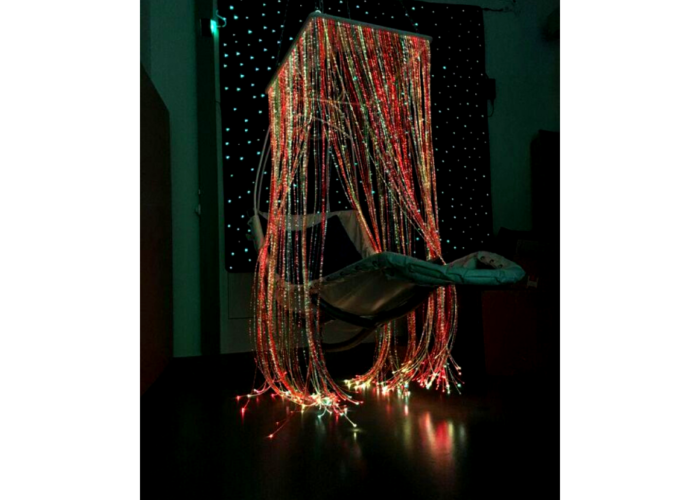 UV Fibre Optic Waterfall