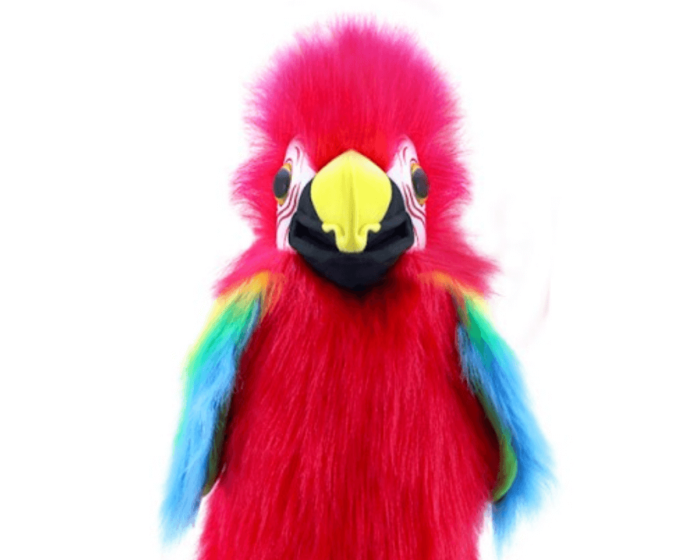 Amazon Macaw Autism Resources Size H40cm excluding the tail.