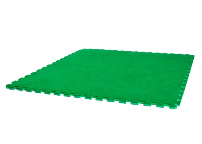 Artificial Grass Tile Floor & Wall Padding Size 100 x 100cm