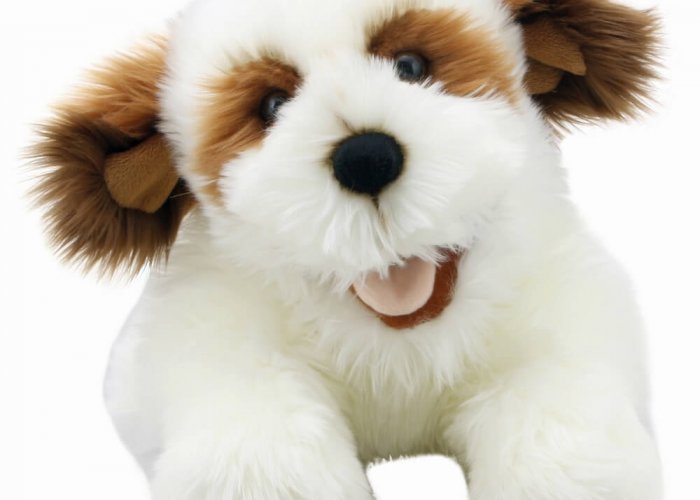 Dog Puppet Developmental Size 33 x 18 x 12cm