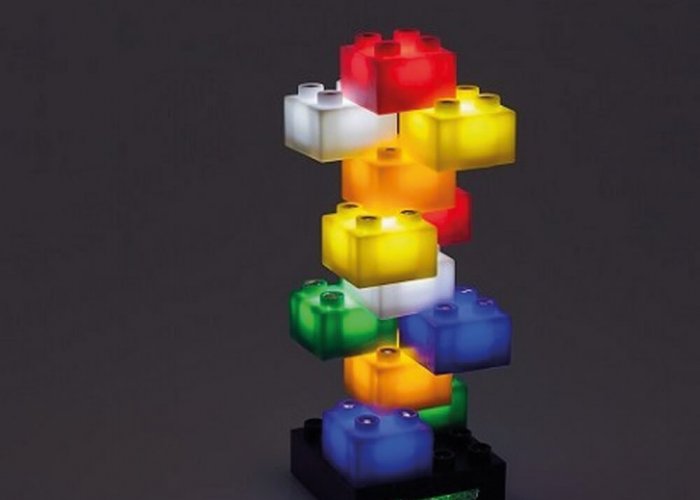 LED Light Stax Developmental Size Blocks: 3 x 3 x 2cm