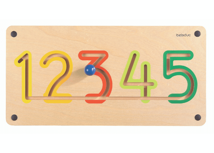 Numbers 1-5 Wall Toy Community Areas Size 600 x 500 x 15mm